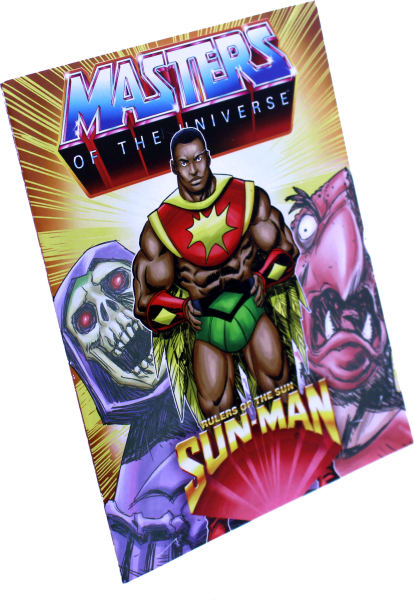 Masters of the Universe Mini-Comic (Figurenbeilage) "Rulers of the Sun: Sun-Man" von Mattel